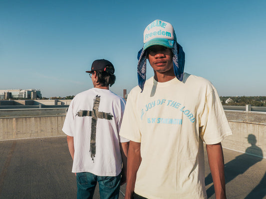 Oversized Joy T-shirt (Cream)