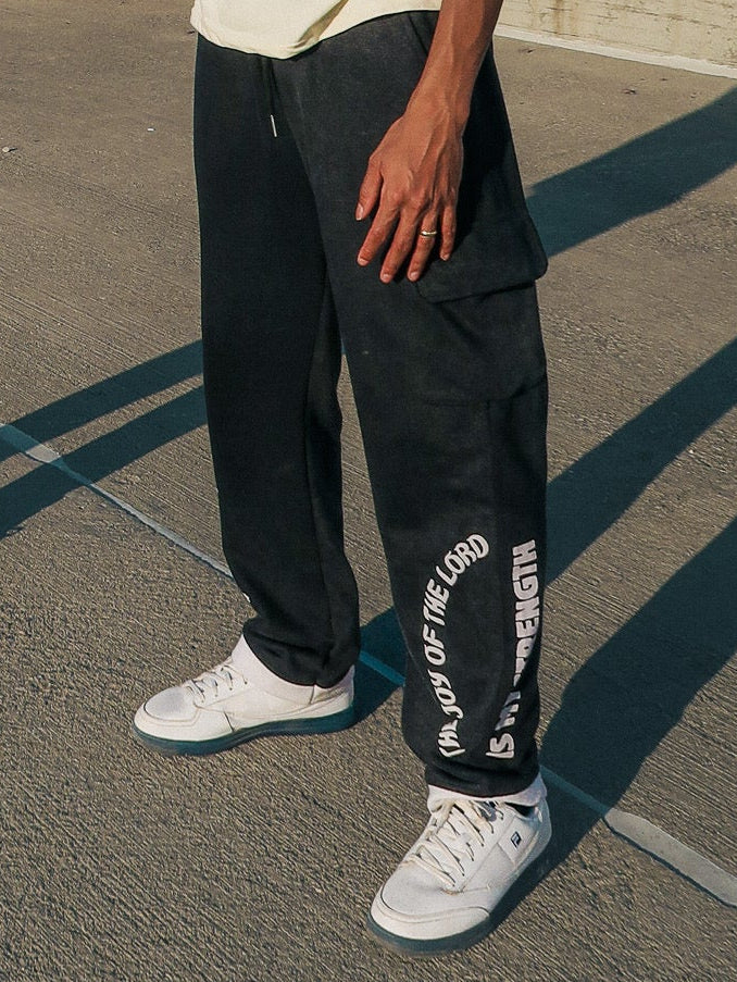 Oversized Baggy Joy Sweats (AW GRAY)