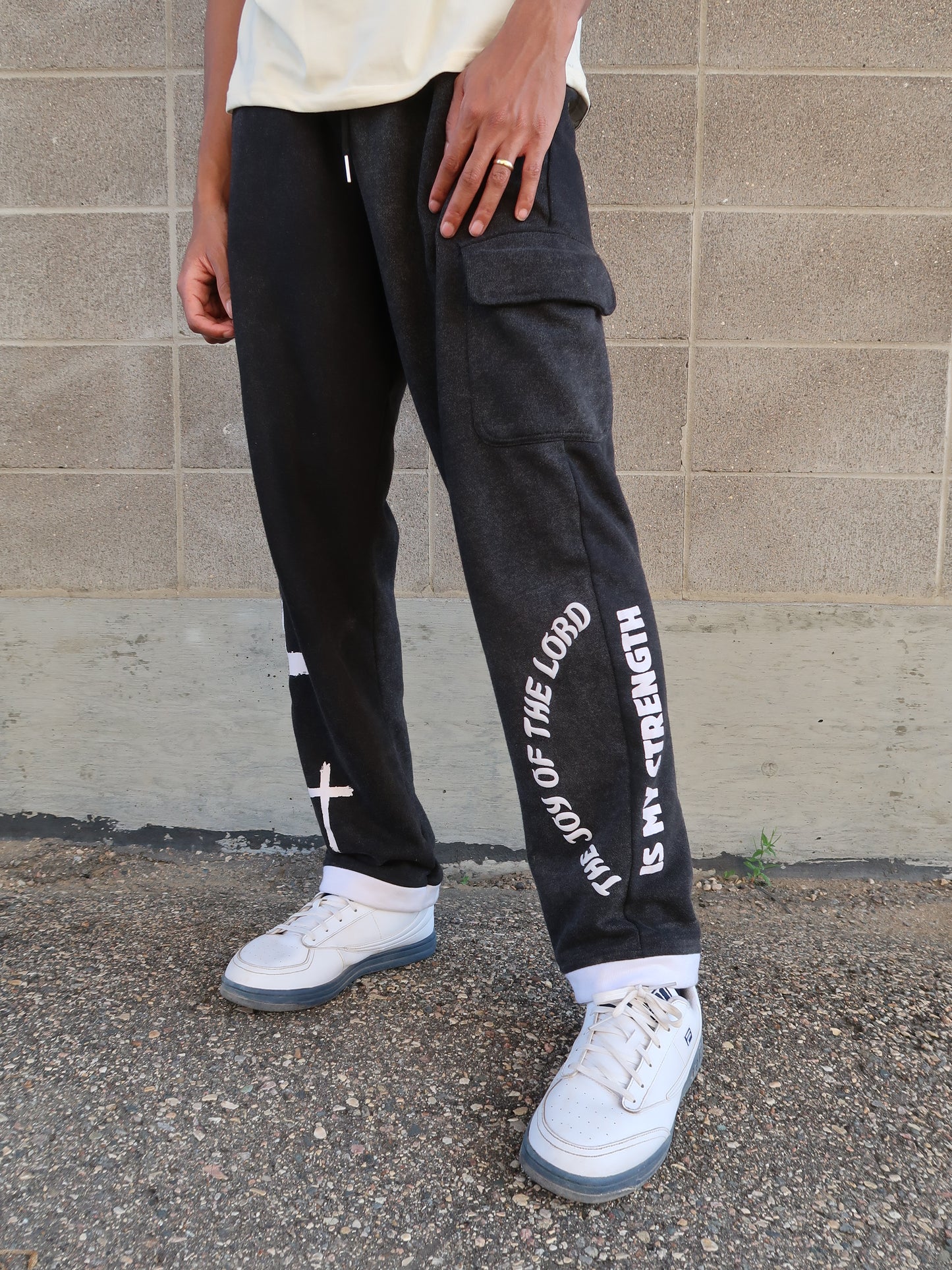 Oversized Baggy Joy Sweats (AW GRAY)
