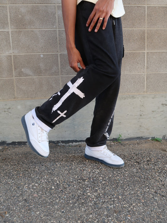 Oversized Baggy Joy Sweats (AW GRAY)