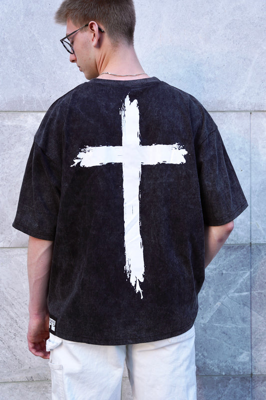Oversized Joy T-shirts (AW Gray)
